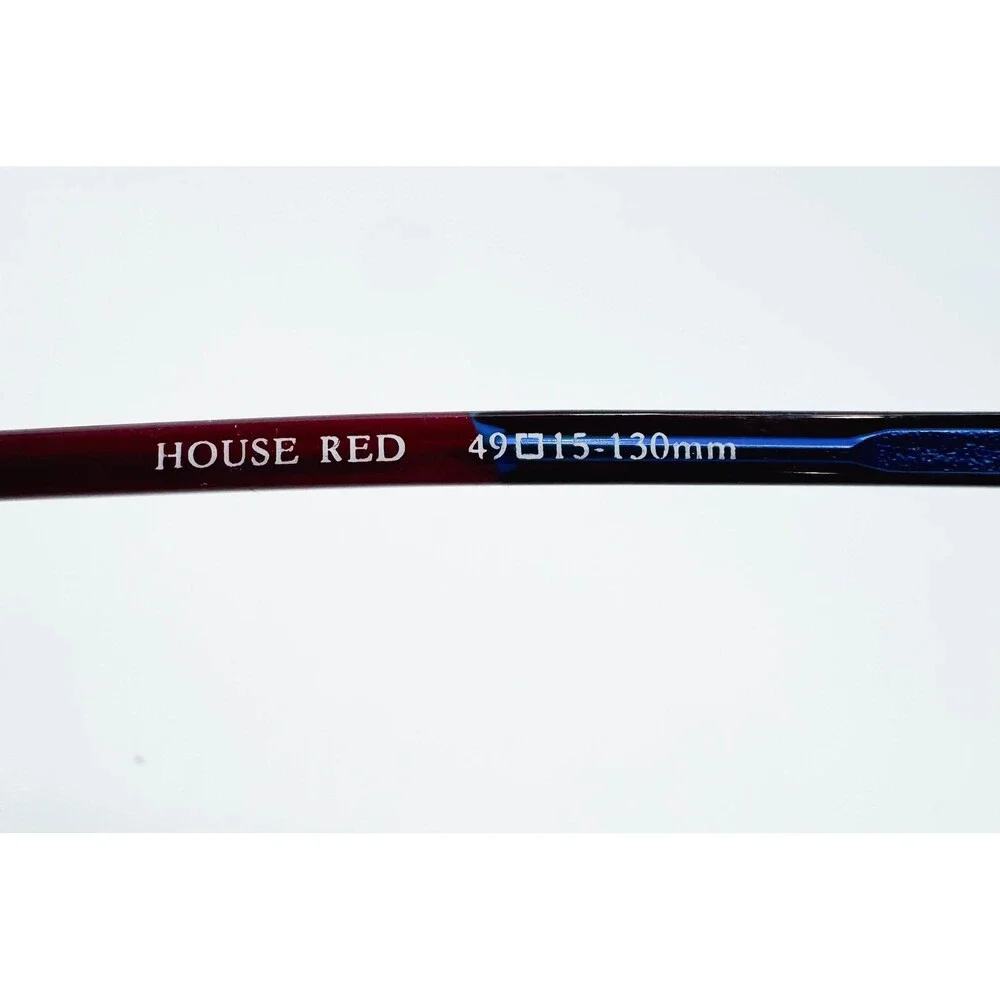 bebe Eyeglass Frames Womens Red Blue Starstruck Oval 49-15-130 44531
